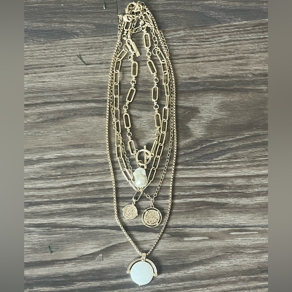 WHBM Convertible Stackable Necklace Set